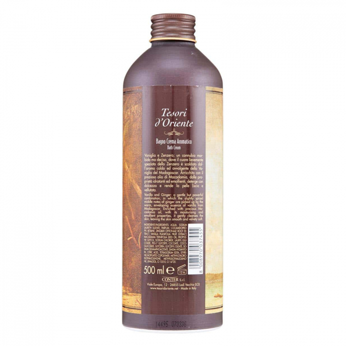 Gel de dus crema Tesori d'Oriente Vaniglia e Zenzero, 500 ml [3]