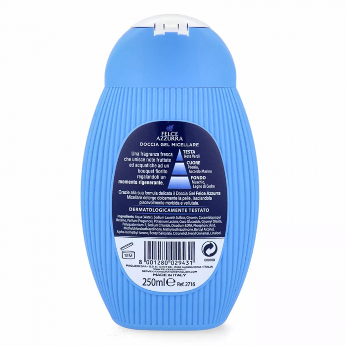 Gel de dus Felce Azzurra Micellare, 250 ml [2]