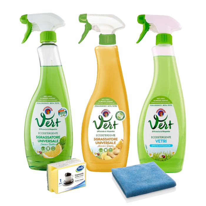 Kit ChanteClair Vert – Detergenti Ecologici Universali si Specializati pentru Curatenie Naturala [1]