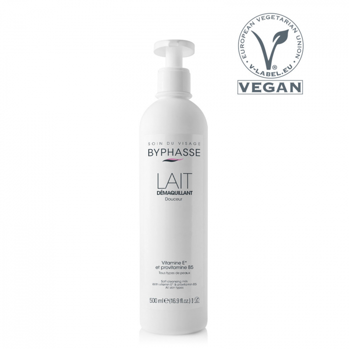 Lapte demachiant pentru fata si ochi, Byphasse, 500 ml [2]