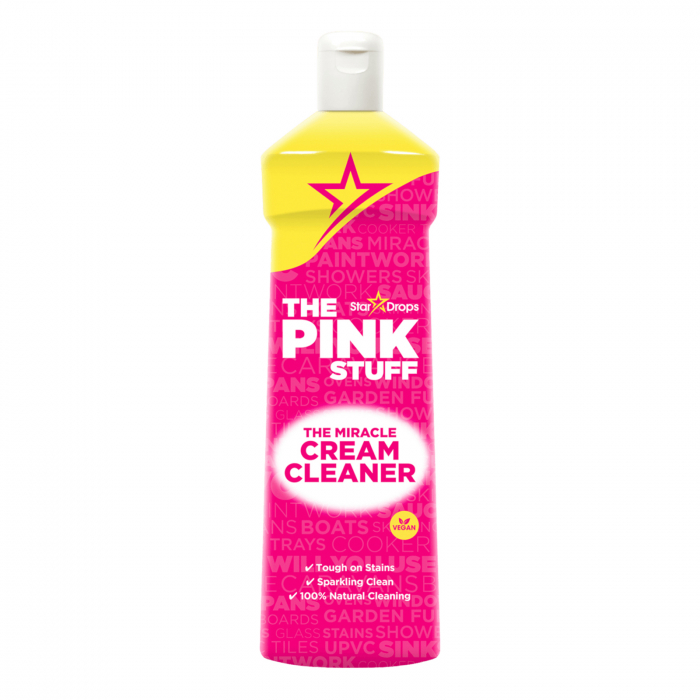 Pachet Curatenie Eficienta The Pink Stuff, Crema de curatare 500 ml, Pasta Curatare 850 g, Pudra Spumanta 300g, Laveta si Burete [2]