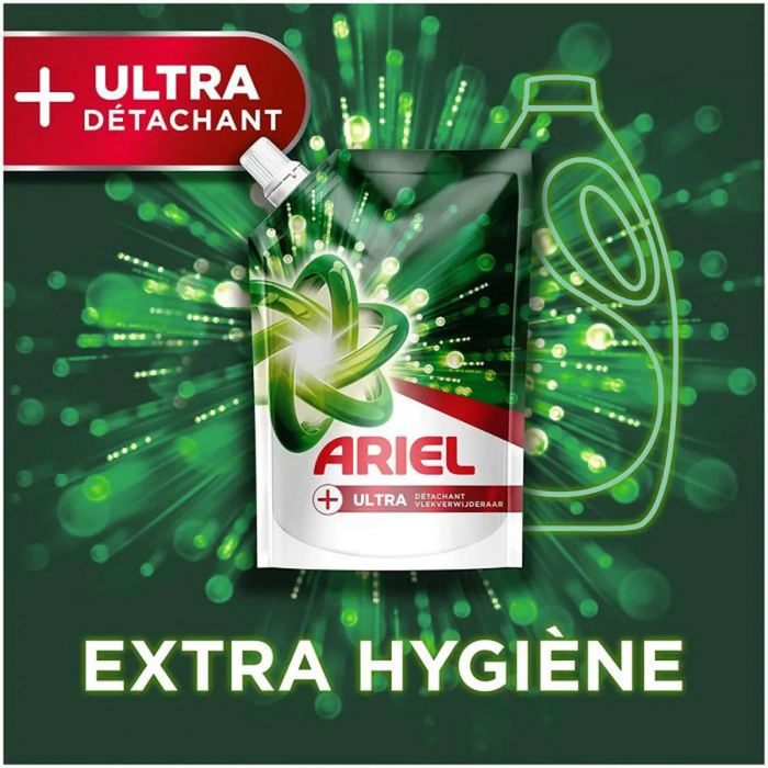 Rezerva detergent lichid Ariel Power +Ultra Extra Hygiene 1450 ml, 29 Spalari [2]