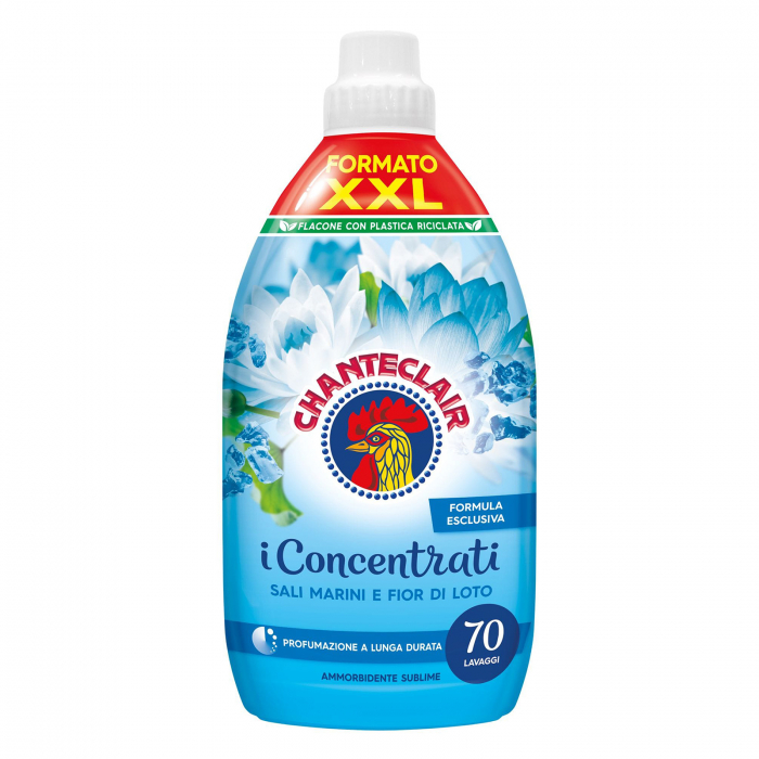 Set ChanteClair pentru Ingrijirea Perfecta a Rufelor, Solutie Curatare Pete 375 ml, Detergent Rufe cu Bicarbonat, 1575 ml, 35 Spalari, Balsam Rufe Sali Marini e Fior di Loto, 1.4 L, 70 Spalari [2]