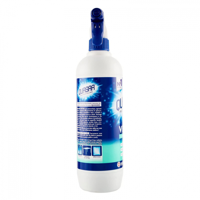 Solutie pentru curatare geamuri Quasar Vetri Cu Amoniac 580ml [2]