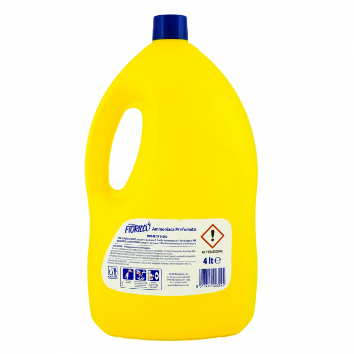 Solutie de curatat suprafete cu amoniac Fiorillo Eucalipto, 4 L [2]