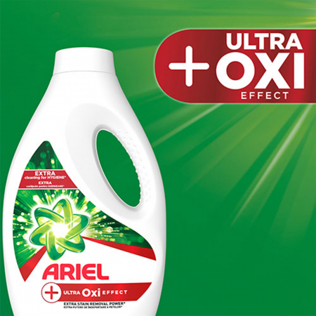 Detergent de rufe lichid Ariel +Ultra Oxi Effect, 1.98 L, 36 spalari [1]