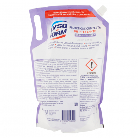 Detergent Dezinfectant Pardoseli, LysoForm Lavanda, 1.9 L [1]