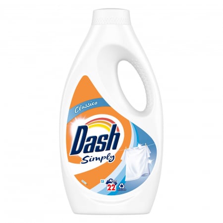 Detergent Lichid Dash Simply Classico, 1210ml, 22 Spalari [0]