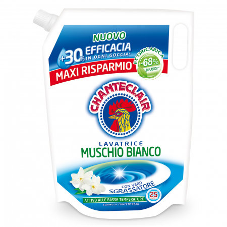 Detergent Lichid Rufe Chante Clair Muschio Bianco, 1250ml, 25 Spalari [0]