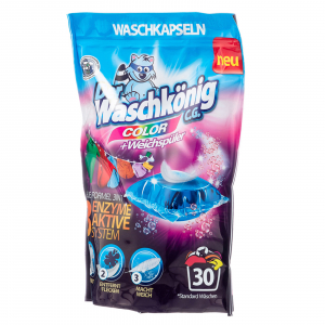 Detergent Rufe Colorate Capsule Der Waschkonig Color, 30 spalari [1]