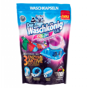 Detergent Rufe Colorate Capsule Der Waschkonig Color, 30 spalari [0]