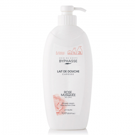 Geluri de dus - Gel de dus Byphasse Caresse Cu Ulei de Maces, 1000 ml