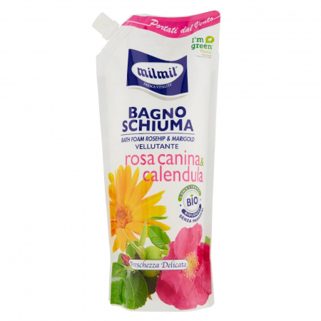 Gel de dus Milmil Bagno Schiuma Rosa Canina e Calendula, 750ml [0]