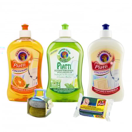 Detergenti Vase - Set 5 Produse Curatare Vase ChanteClair