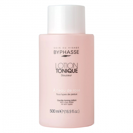 Produse demachiere si curatare - Lotiune tonica apa de trandafiri Byphasse Douceur, 500 ml