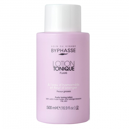 Produse demachiere si curatare - Lotiune tonica Floare de portocal Byphasse Purete, 500 ml