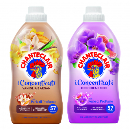 Produse Curatenie & Intretinere - Pachet Balsam de Rufe Concentrat Chante Clair - Vanilie si Argan & Orhidee si Smochin, 2.28L 114 Spalari