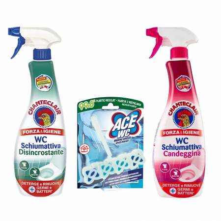 Dezinfectant toaleta - Set 3 produse Igiena pentru WC Chanteclair Spray