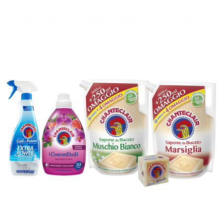 Detergenti universali - Set 5 Produse Ingrijire si Improspatare haine ChanteClair