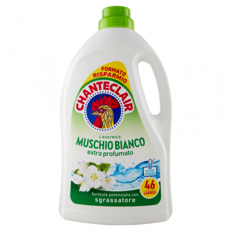 Set ChanteClair pentru Ingrijirea Perfecta a Rufelor, Balsam Rufe Muschio Bianco, 1.4 L, 70 Spalari, Detergent Lichid Muschio Bianco, 2070 ml, 46 Spalari, Solutie Curatare Pete  375 ml [3]