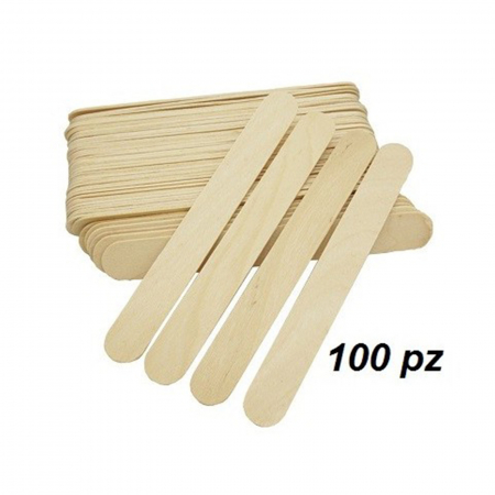 Spatula din lemn pentru aplicat ceara de epilat Roial, 100Buc [1]
