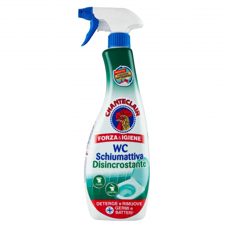 Solutii suprafete baie - Spray cu Spuma Activa Detartranta Pentru WC Chanteclair, 625 ml