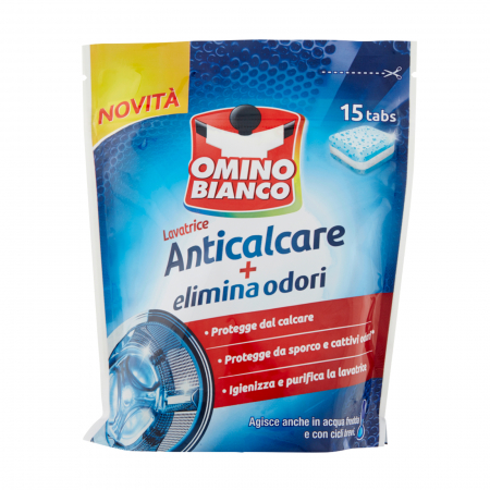 Tablete de curatare Anti-Calcar, Omino Bianco Anticalcare, 15 tablete [0]