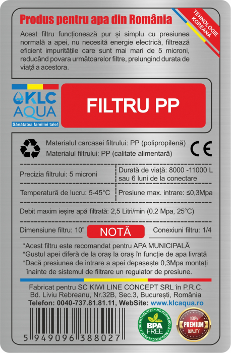 FILTRU PP KLCAQUA NO.1 HYBRID [2]