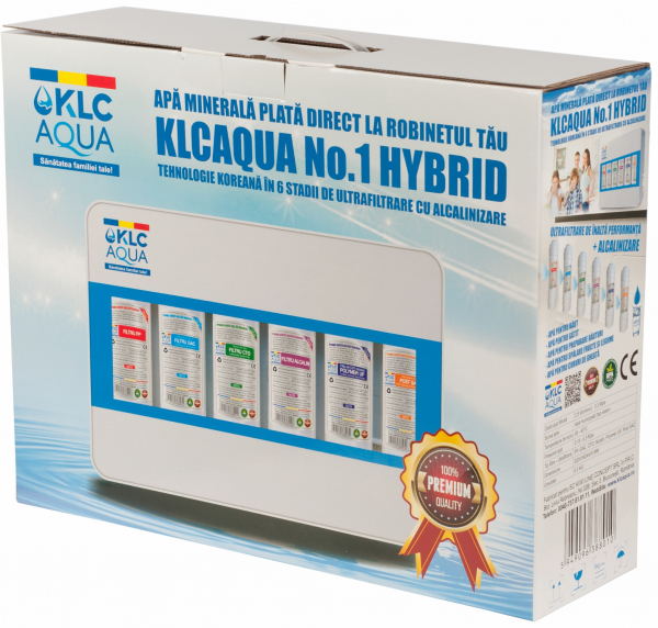 Sistem de ultrafiltrare KLCAQUA No.1 HYBRYD 0,01 microni in 6 stadii de filtrare cu alcalinizare [3]