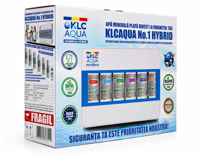 Sistem de ultrafiltrare KLCAQUA No.1 HYBRYD 0,01 microni in 6 stadii de filtrare cu alcalinizare [3]