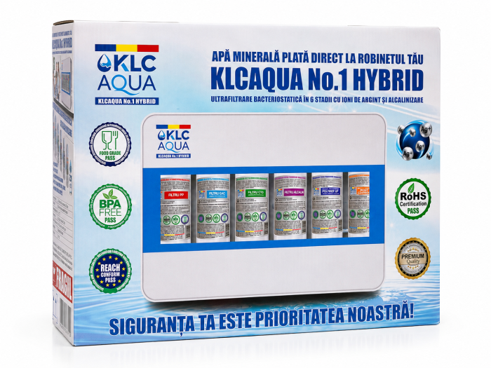 Sistem de ultrafiltrare KLCAQUA No.1 HYBRYD 0,01 microni in 6 stadii de filtrare cu alcalinizare [5]