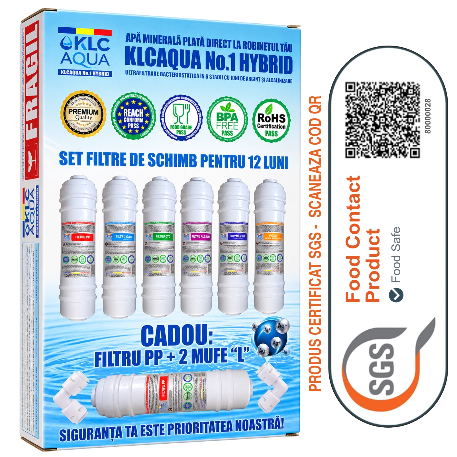 Sistem de ultrafiltrare KLCAQUA No.1 HYBRYD 0,01 microni in 6 stadii de filtrare cu alcalinizare [3]