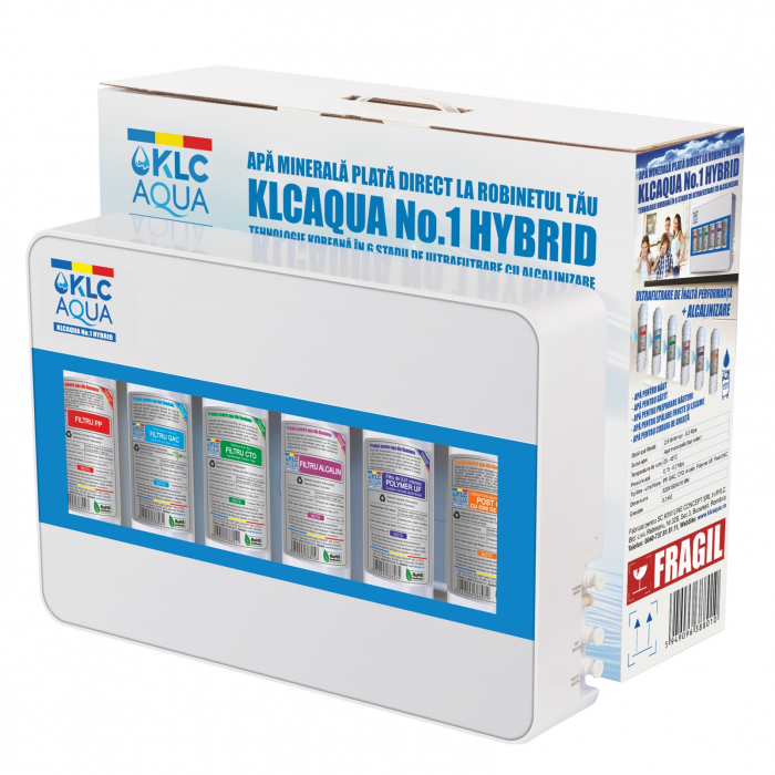 Sistem de ultrafiltrare KLCAQUA No.1 HYBRYD 0,01 microni in 6 stadii de filtrare cu alcalinizare [5]