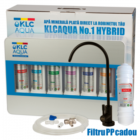 Sistem de ultrafiltrare KLCAQUA No.1 HYBRYD 0,01 microni in 6 stadii de filtrare cu alcalinizare [0]