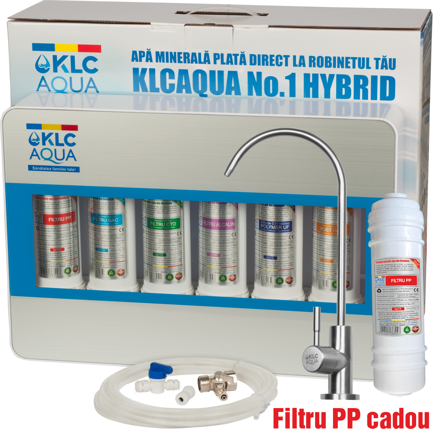 Corresponding childhood Ripples Sistem de ultrafiltrare KLCAQUA No.1 HYBRYD 0,01 microni in 6 stadii de  filtrare cu alcalinizare