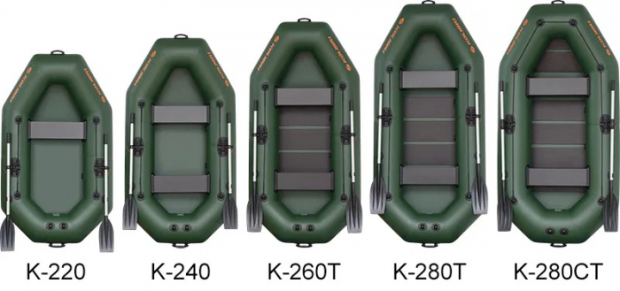 Barca K-220T+ podină pliabilă semirigidă [4]
