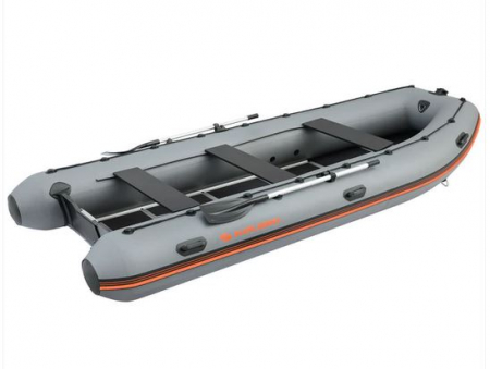 Barca KM-450DSL + podina regidă tego, întarită cu profil de aluminiu [7]