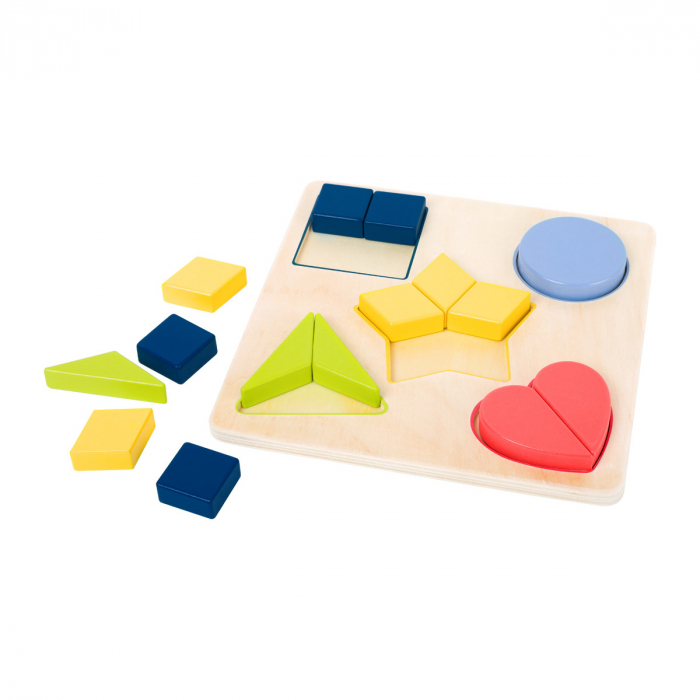 Forme geometrice - puzzle din lemn [4]