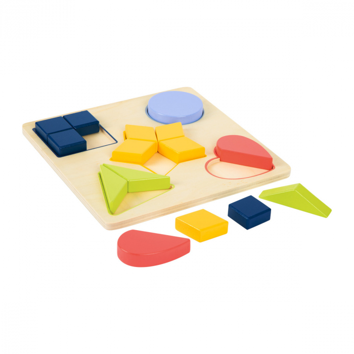 Forme geometrice - puzzle din lemn [3]