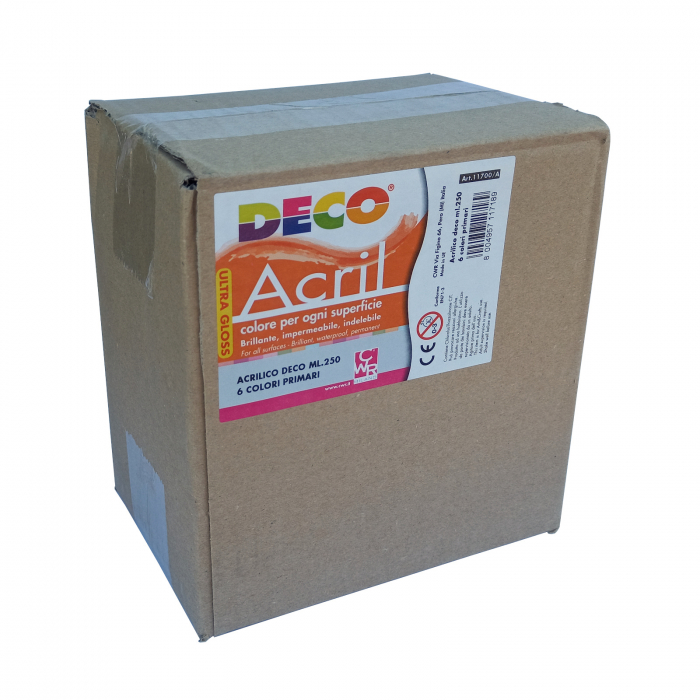 Vopsea acrilică, set de 6 culori de 250 ml [2]