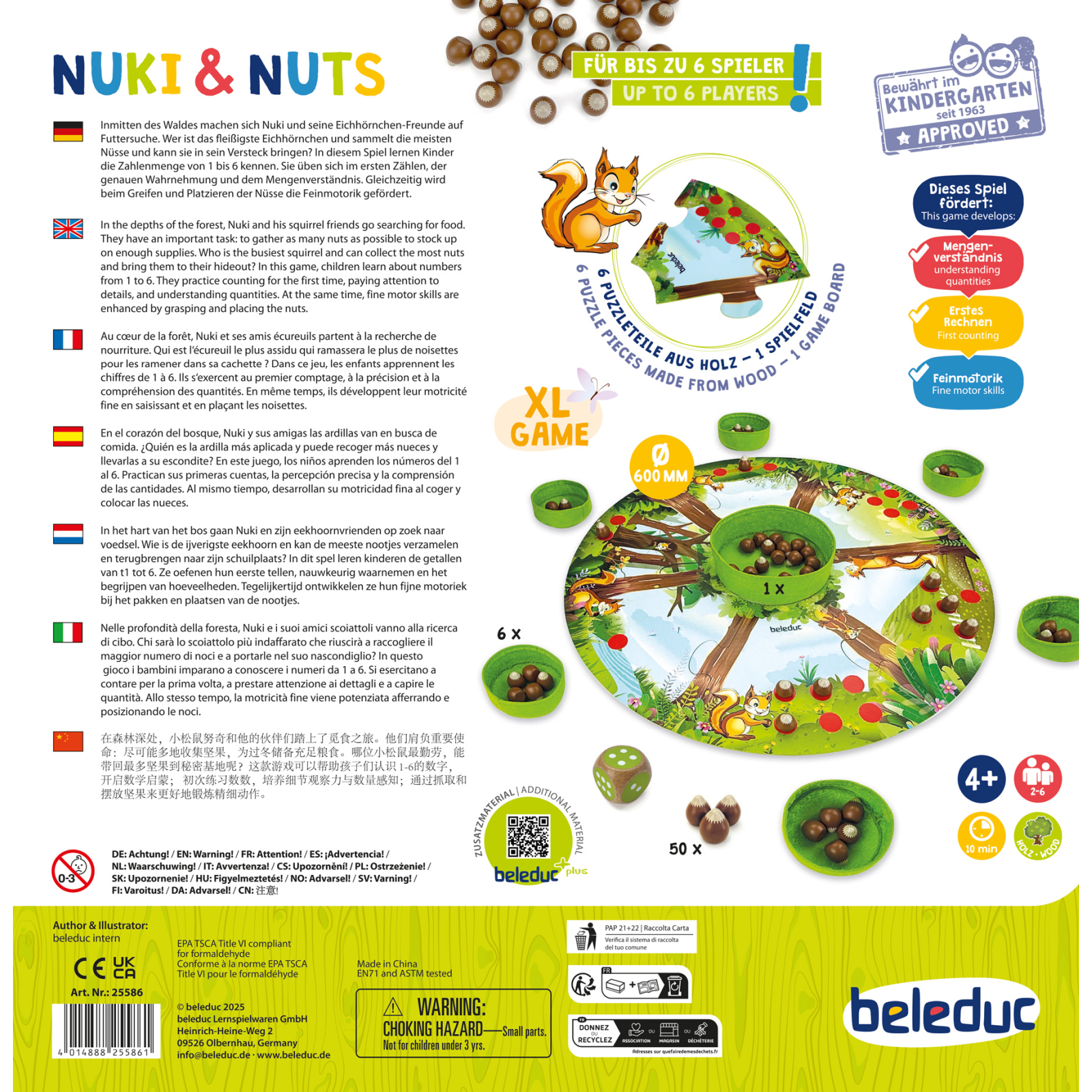 Joc de societate educativ pentru copii - Nuki și alunele [2]
