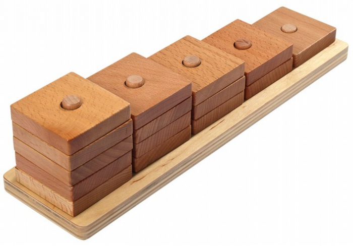 Set sortare Puzzle 12 tipuri din lemn fag [10]