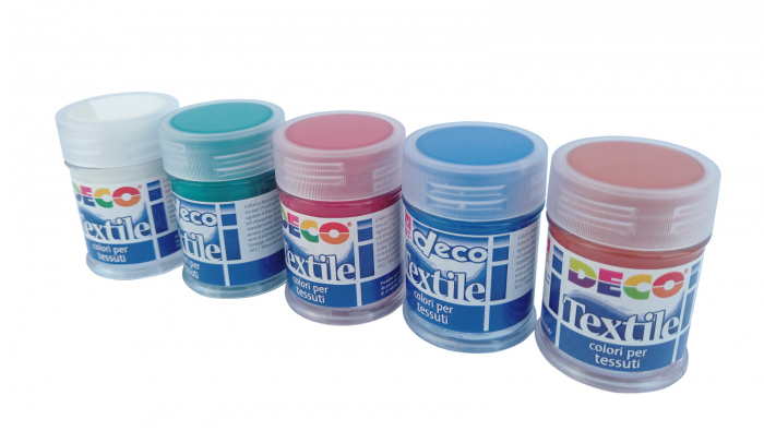 Set de 10 flacoane cu vopsea pentru material textil [4]