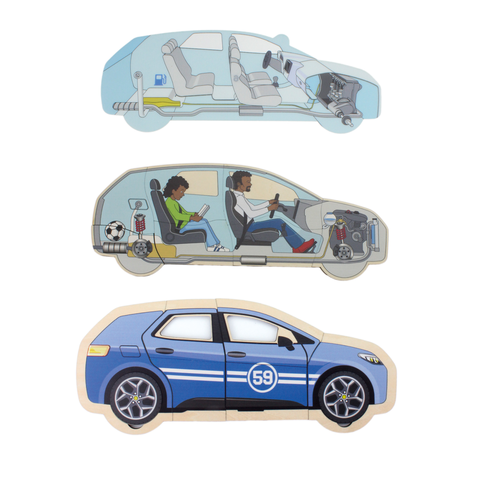 Puzzle stratificat auto cu motor electric și termic [6]