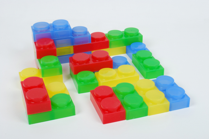 Set de 24 cuburi de construcții moi SiliShapes® [3]