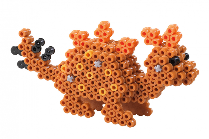 3D Dino, 2500 mărgele Hama midi în cutie [4]