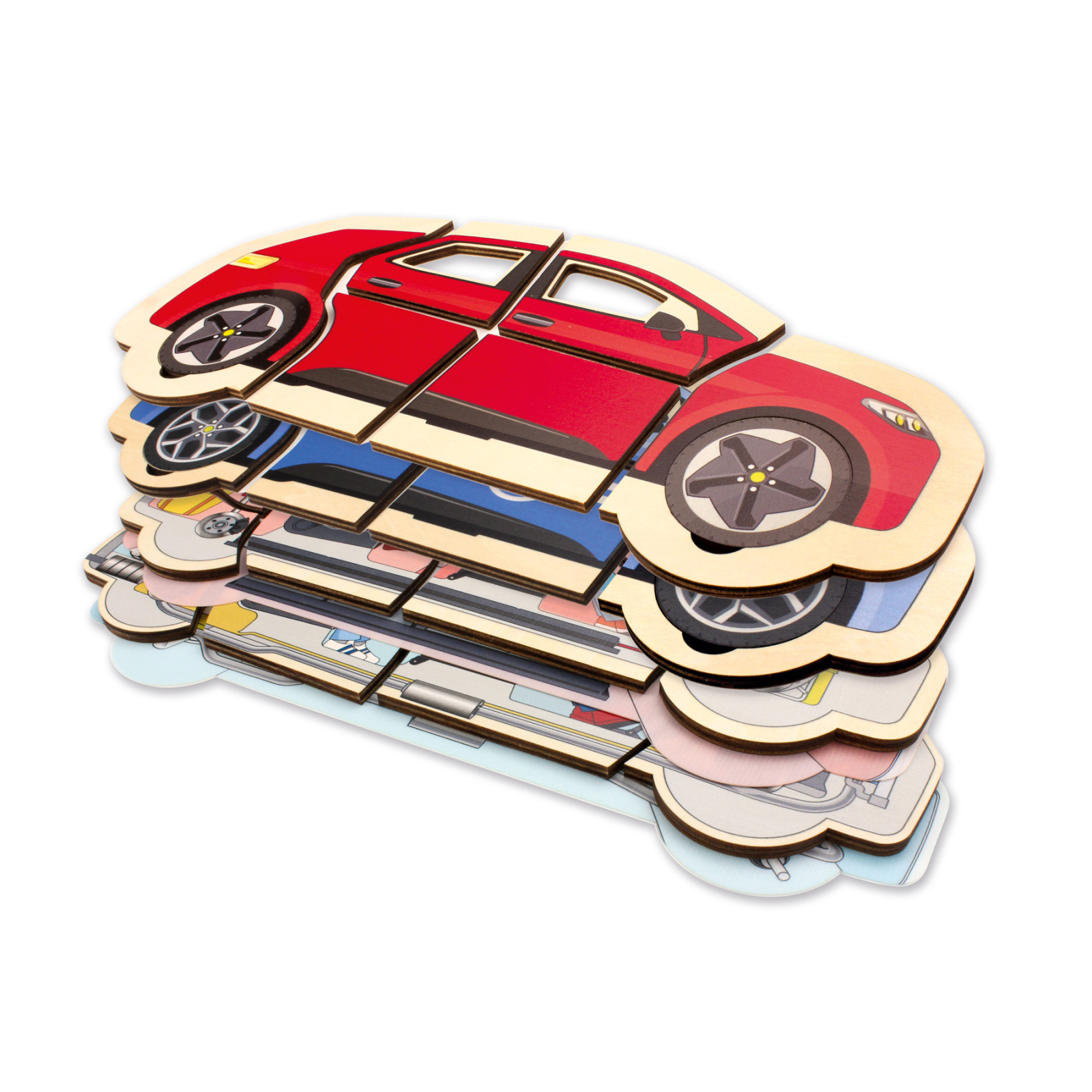 Puzzle stratificat auto cu motor electric și termic [4]