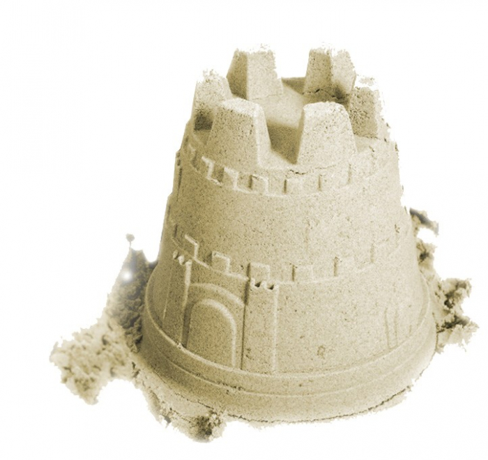 Găleată portocalie pentru castel din nisip [2]