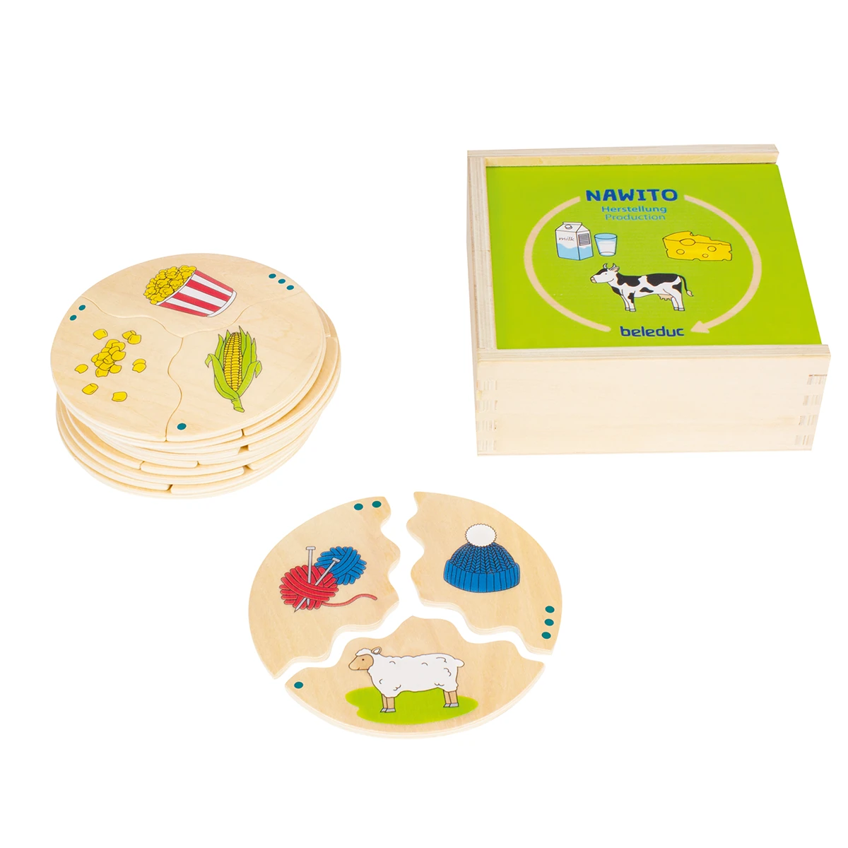 Puzzle educațional din lemn - etapele producției și originea lucrurilor [3]