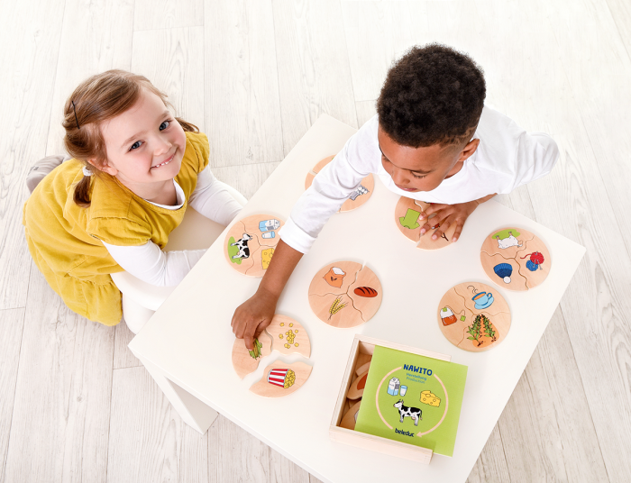 Puzzle educațional din lemn - etapele producției și originea lucrurilor [10]